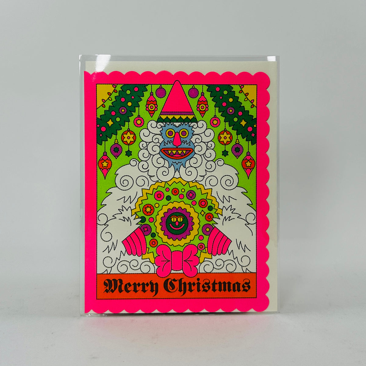 Abominable Snowman - Red Cap Card