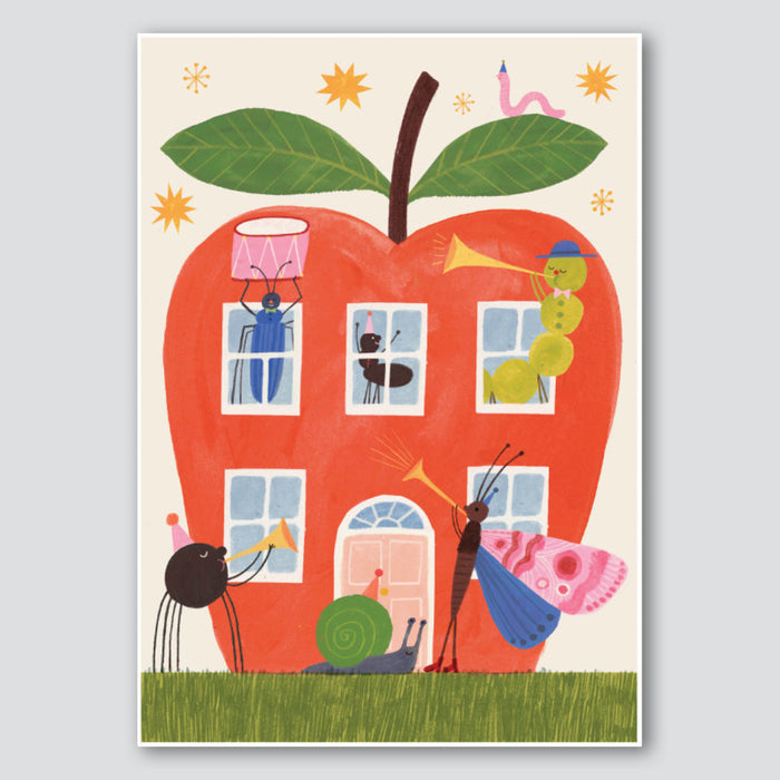 Apple Party A3 Print - Holsen Studio