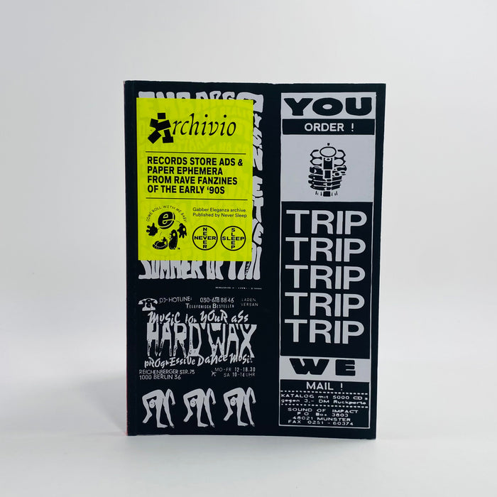Archivio #1 - Records Store Ads and Paper Ephemera from Rave Fanzines of the Early 90s