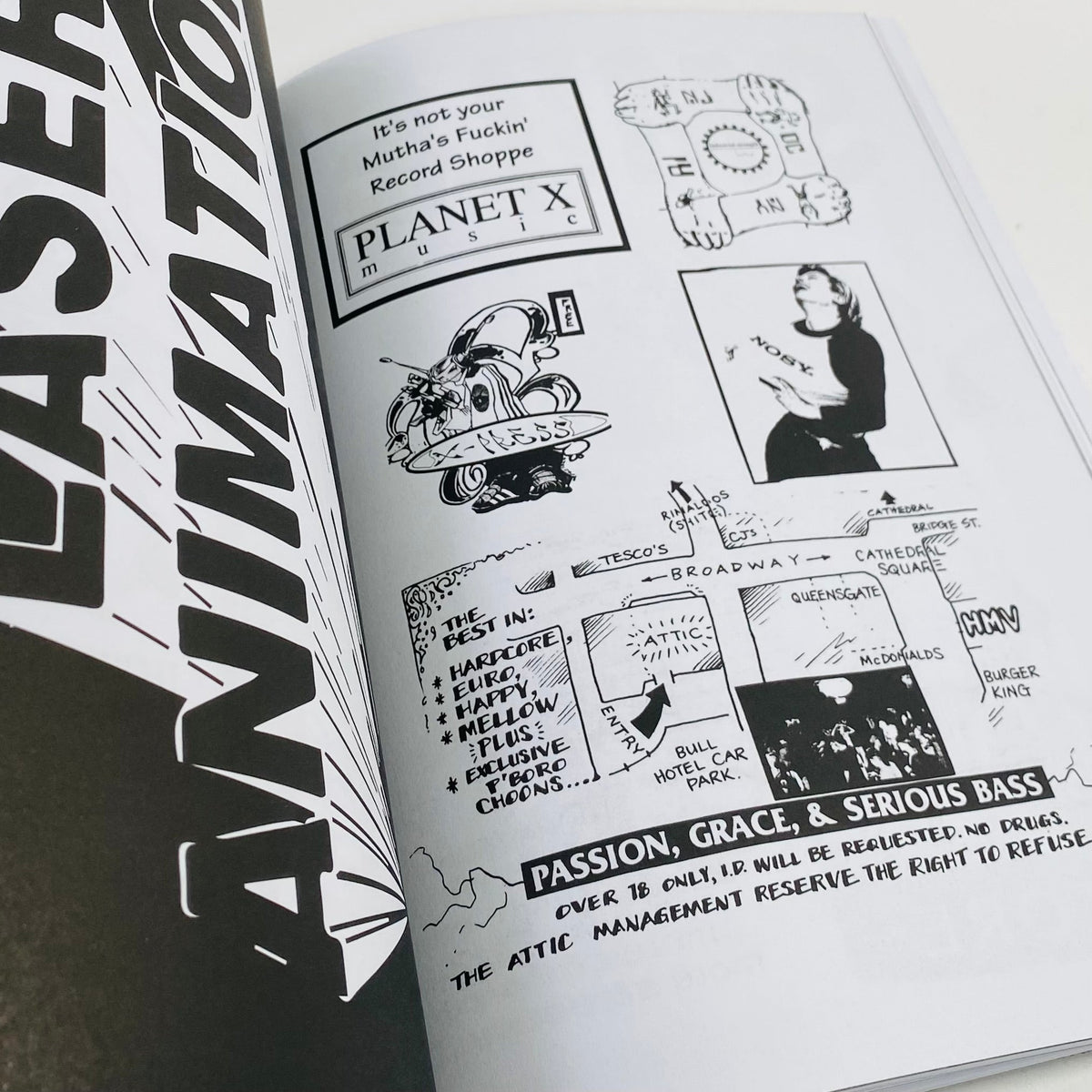 Archivio #1 - Records Store Ads and Paper Ephemera from Rave Fanzines of the Early 90s
