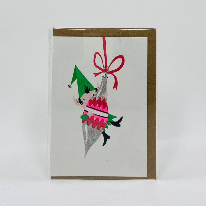 Bauble Elf - Petra Boase Card