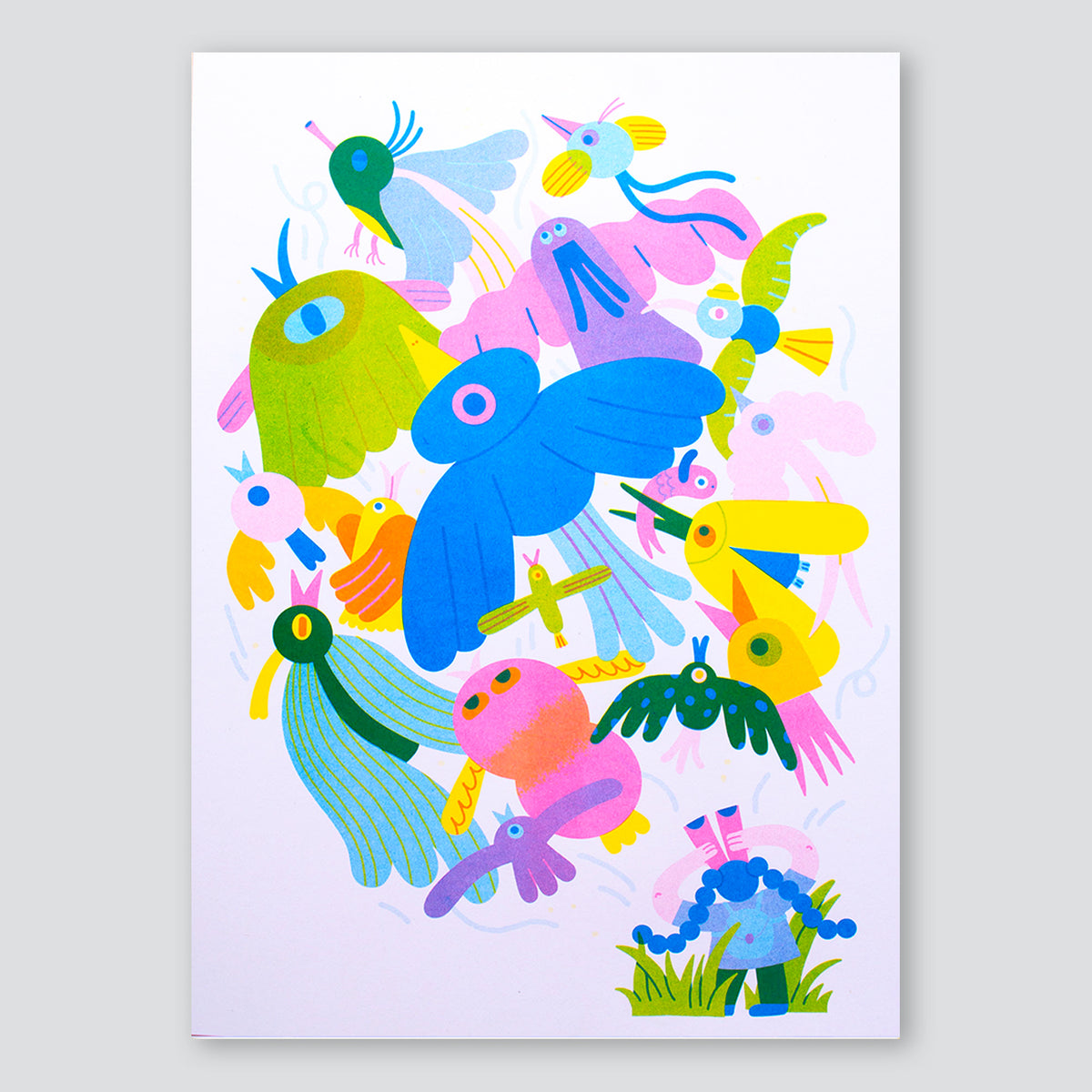 Bird Watcher A3 Print - Lauren Morsley