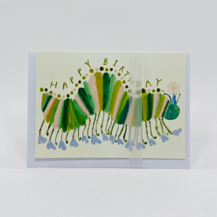 Birthday Caterpillar - Holsen Studio Card