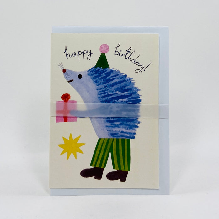 Birthday Hedgehog - Holsen Studio Card