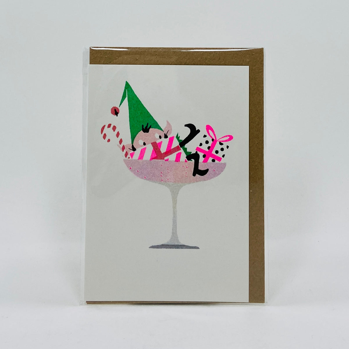 Champagne Elf - Petra Boase Card