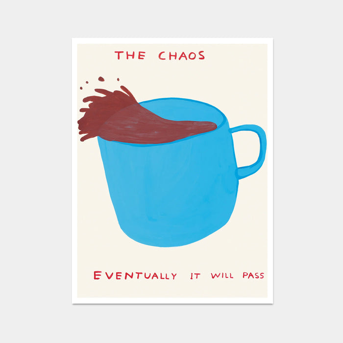 Chaos - David Shrigley Poster
