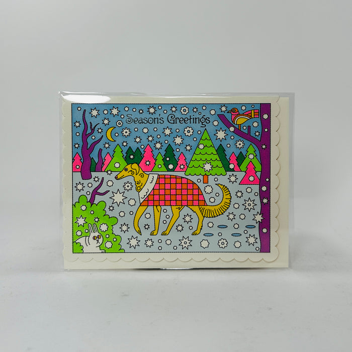 Cozy Pup - Red Cap Card