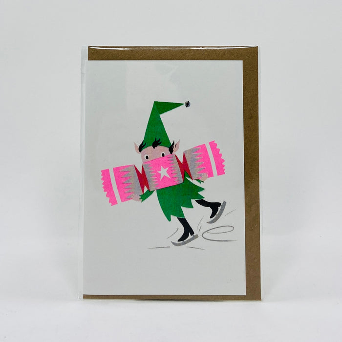 Cracker Elf - Petra Boase Card