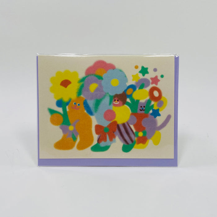 Flowers for You - Wrap Card