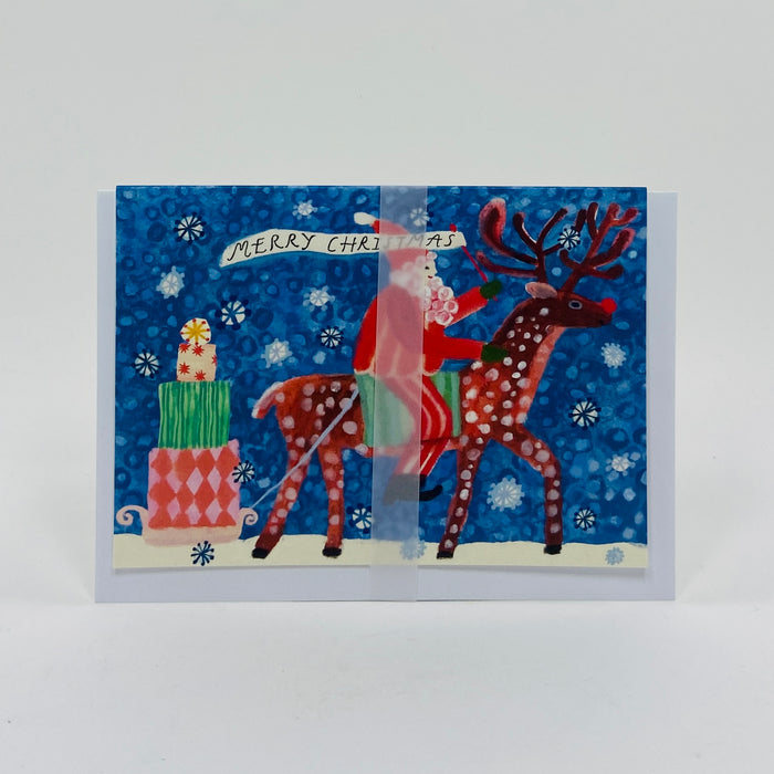 Folk Reindeer - Holsen Studio Card