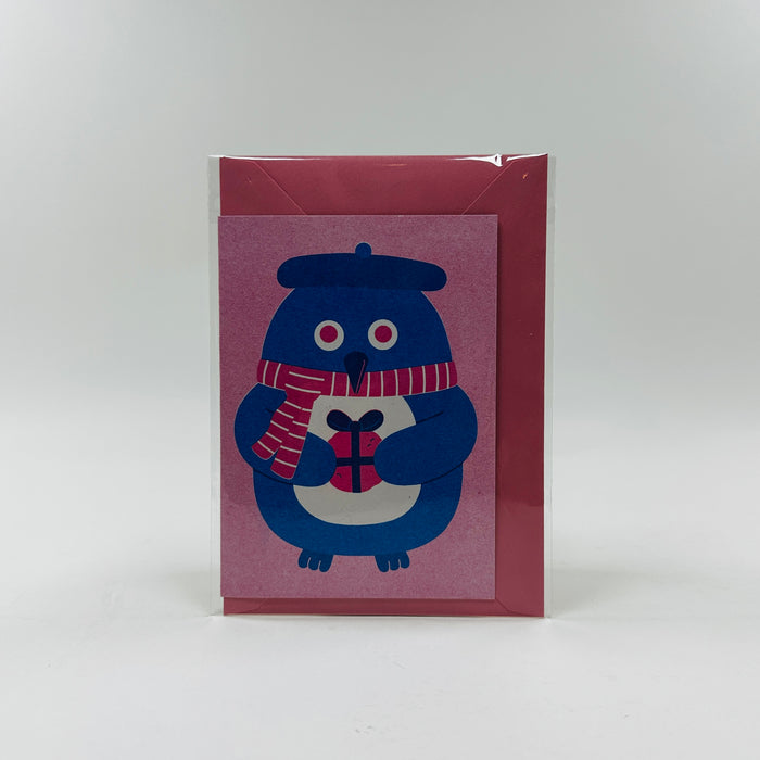 Gifting Penguin - Lauren Morsley Card