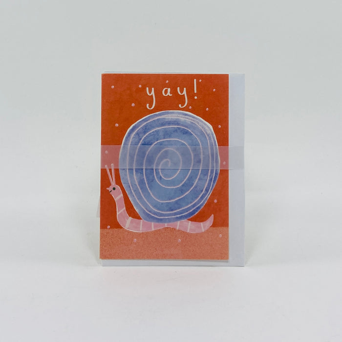 Happy Snail - Holsen Studio Card