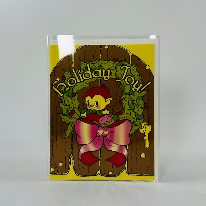 Holiday Joy Elf - Red Cap Card