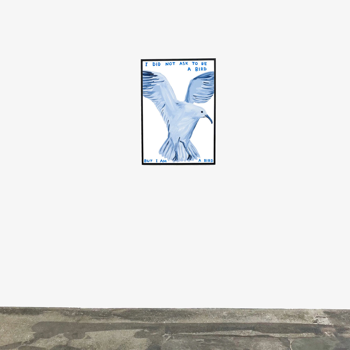 I Did Not Ask To Be a Bird - David Shrigley Poster