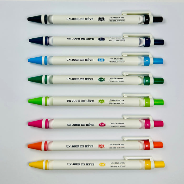 Iconic Mild Gel Pen 0.38 (Various Colours)