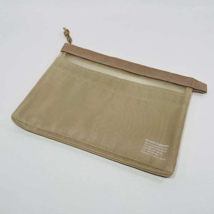 Kleid Mesh Carry A5 Pouch - Beige
