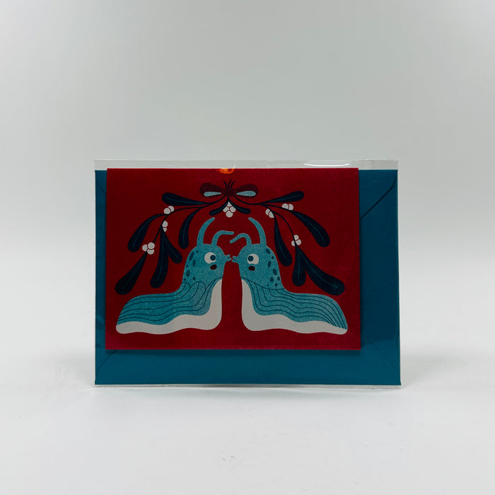 Mistletoe and Slugs - Lauren Morsley Card