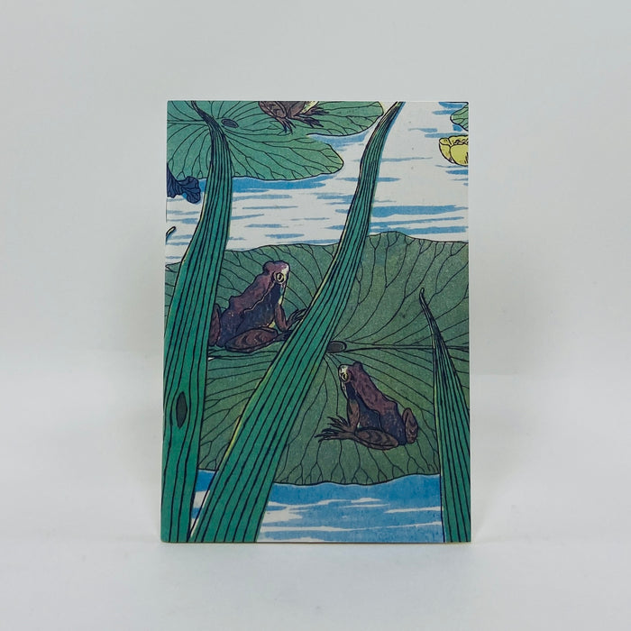 Notebook Frogs, Iris and Waterlilies Notebook