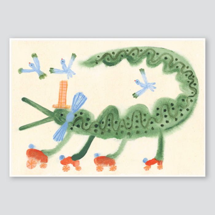 Rolling Croc A3 Print - Holsen Studio