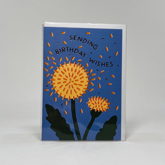 Sending Birthday Wishes - Wrap Card