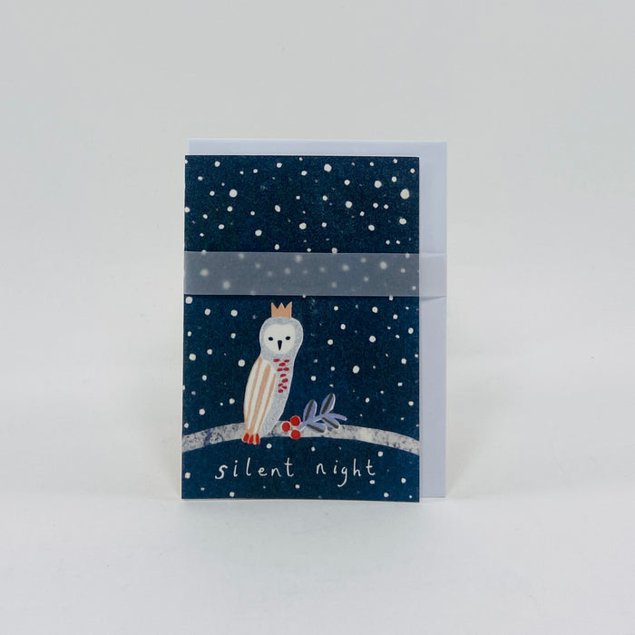 Silent Night Owl - Holsen Studio Card