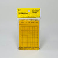 Stalogy Editor’s Memo Pad - Yellow (Square)