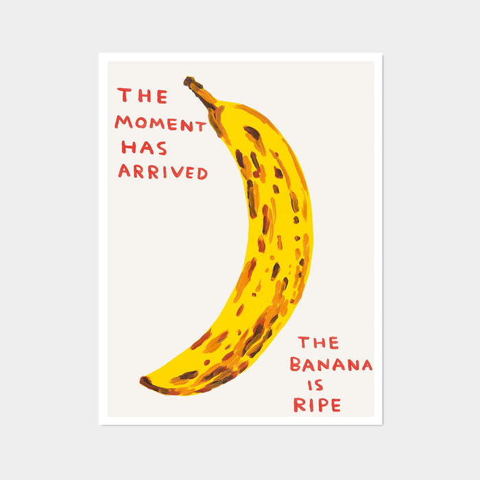 The Moment Has Arrived - David Shrigley Poster