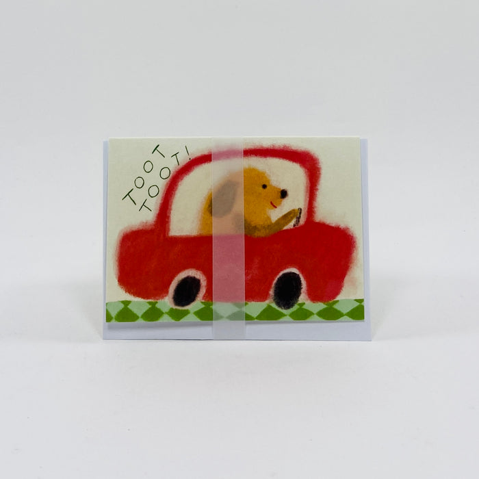 Toot Car - Holsen Studio Card