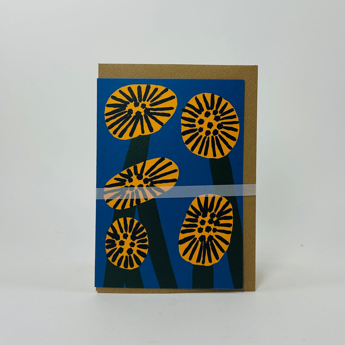 Yellow Memphis Flowers - Evermade Card