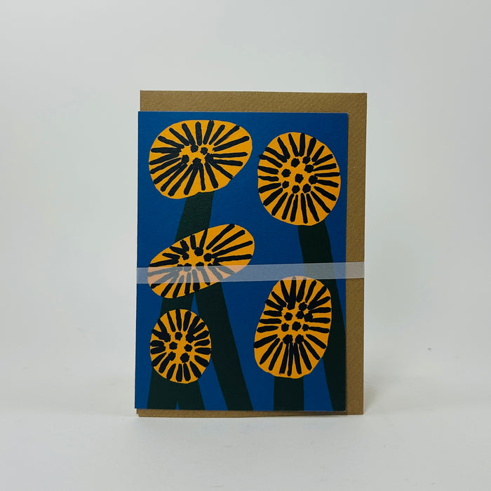 Yellow Memphis Flowers - Evermade Card