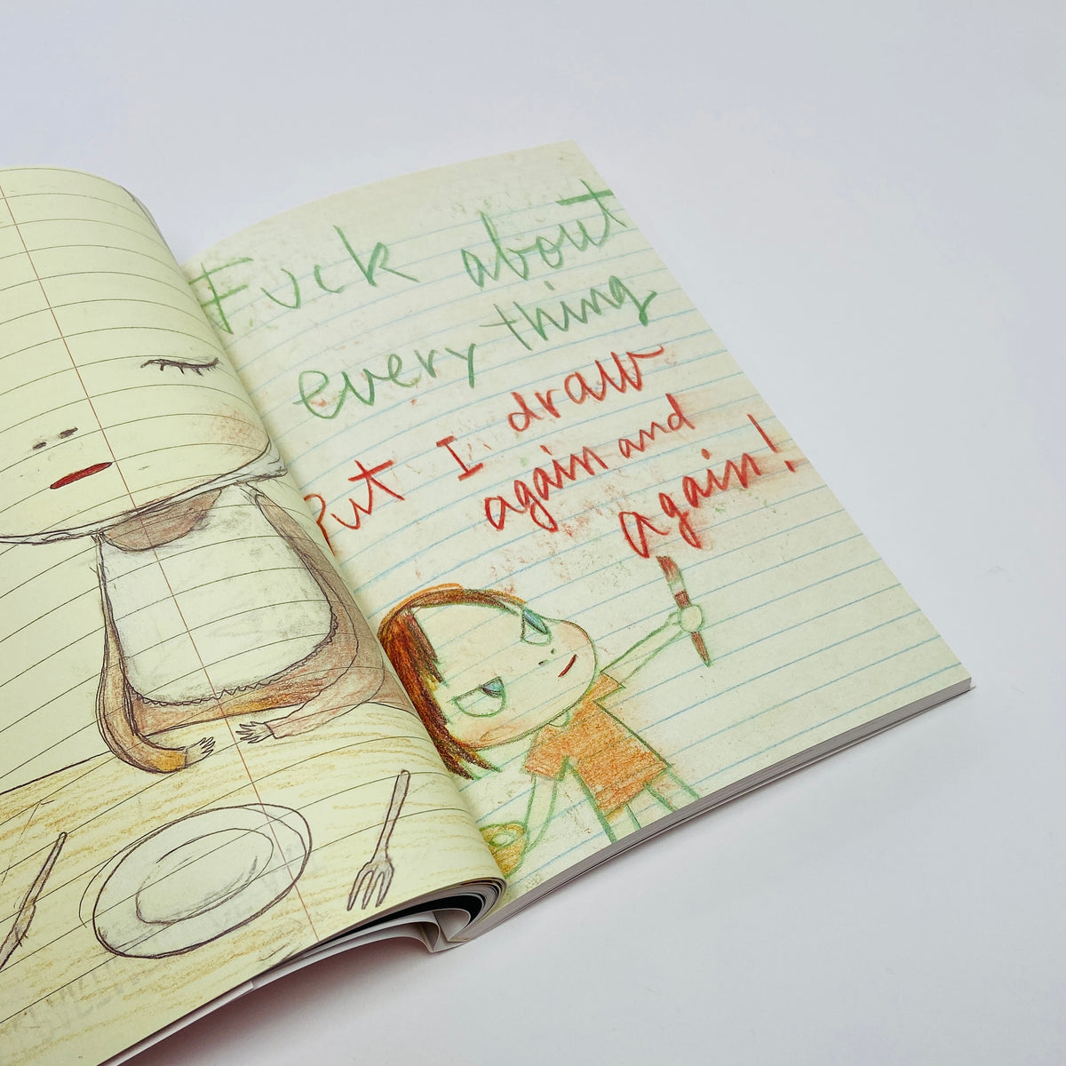 Yoshitomo Nara - Slash with a Knife