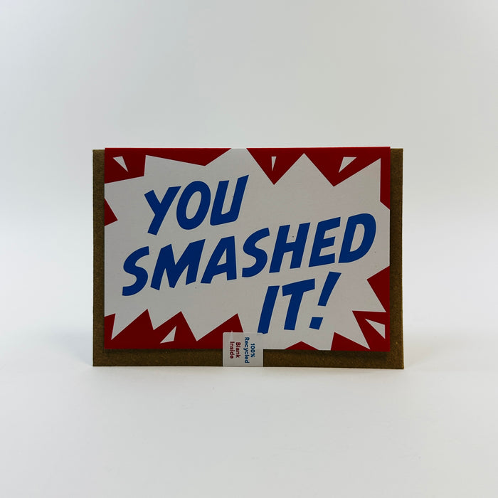 You Smashed It - Crispin Finn Card