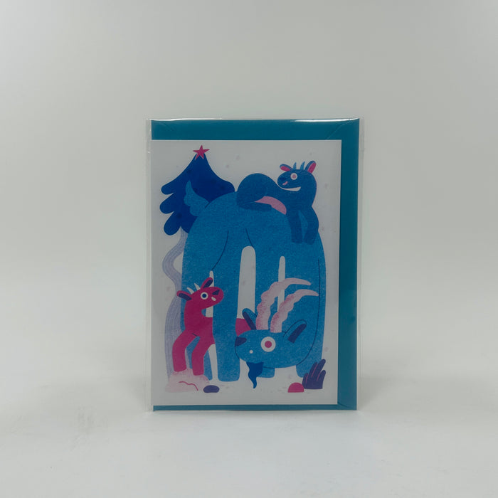 Yule Goats - Lauren Morsley Card