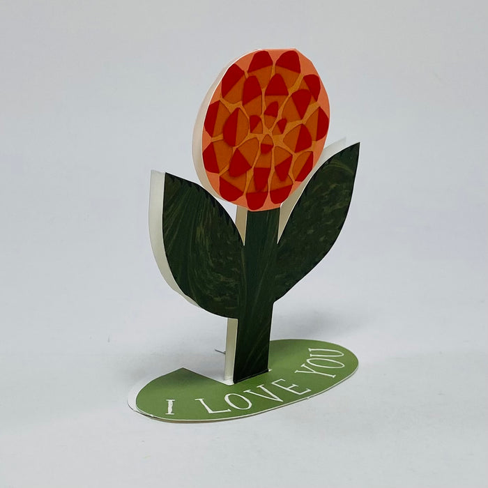 I Love You Rose Stand-Up Card - Hadley Card