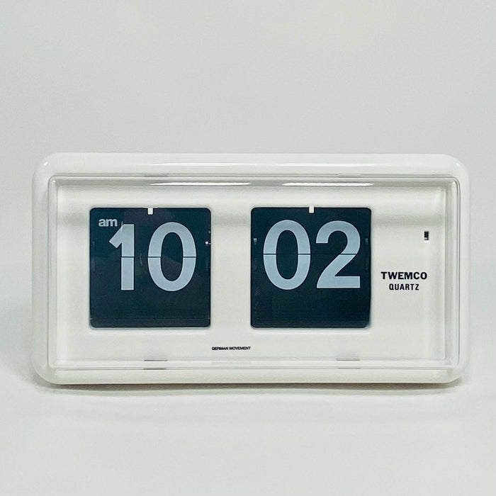 TWEMCO Flip Clock QT-30 White
