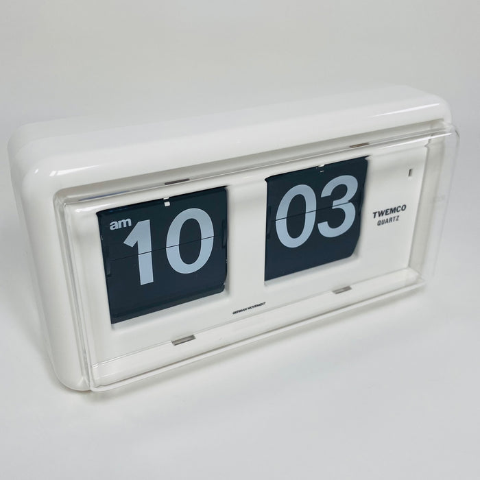 TWEMCO Flip Clock QT-30 White