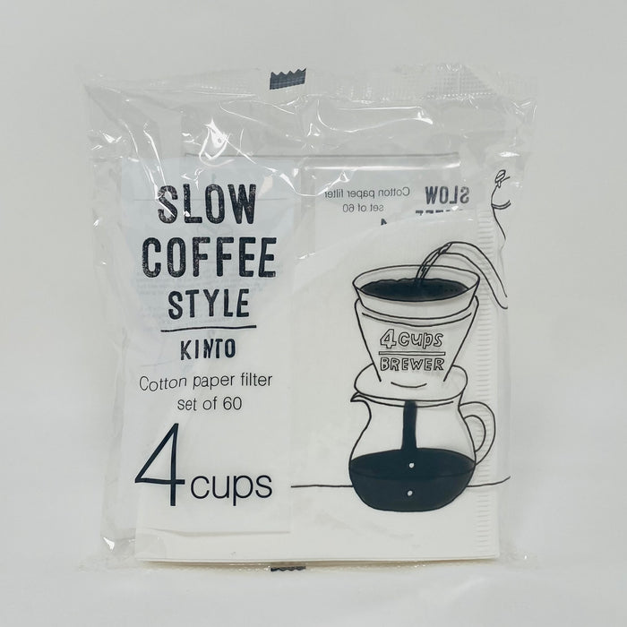 Kinto SCS Cotton Paper Filters - 4cups