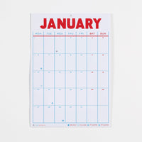 2025 Folding Monthly Calendar - Crispin Finn