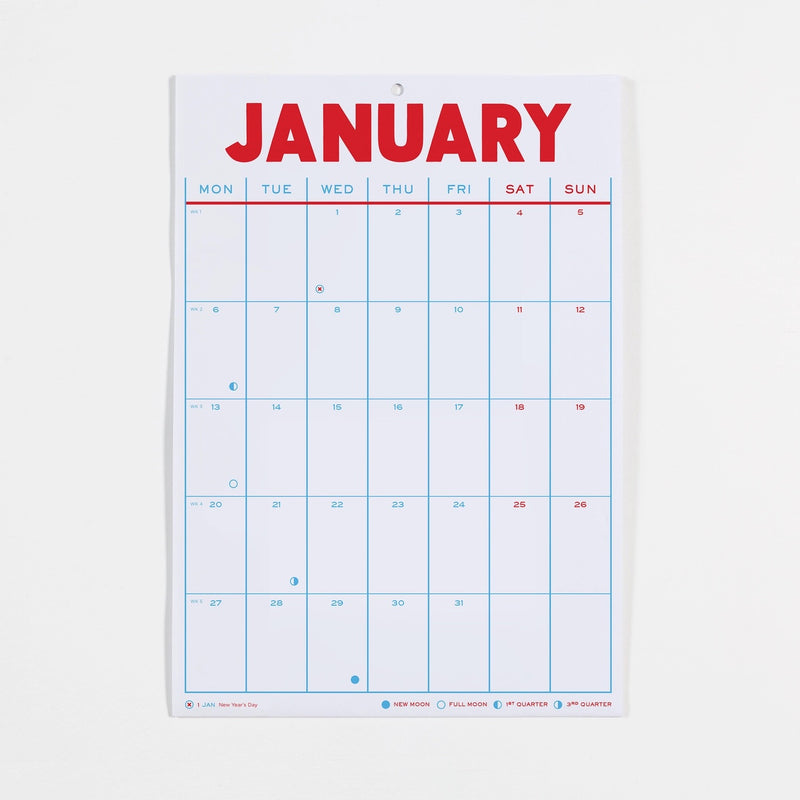 2025 Folding Monthly Calendar - Crispin Finn