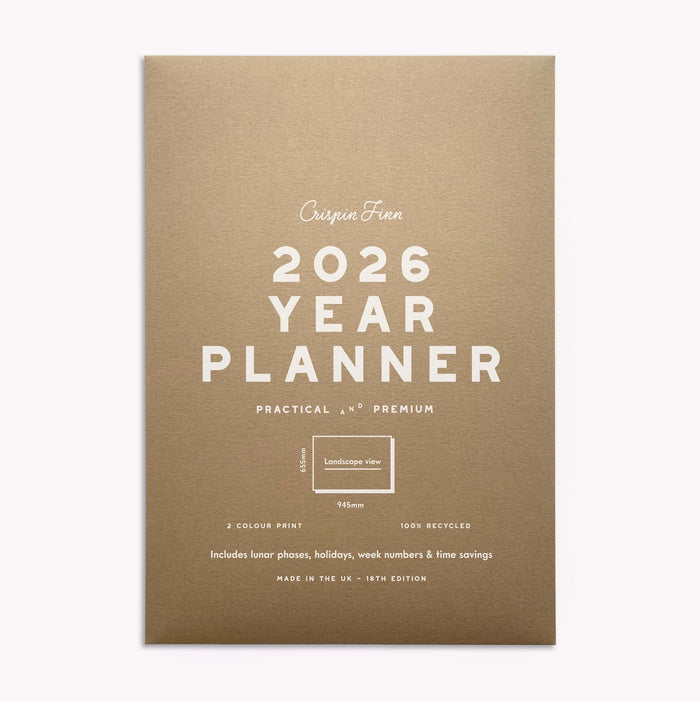 2026 Year Planner - Crispin Finn