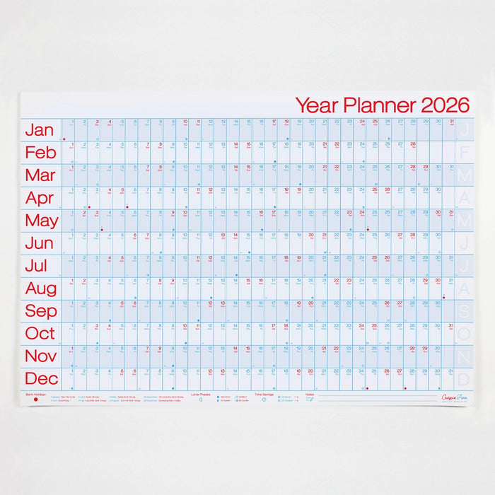 2026 Year Planner - Crispin Finn