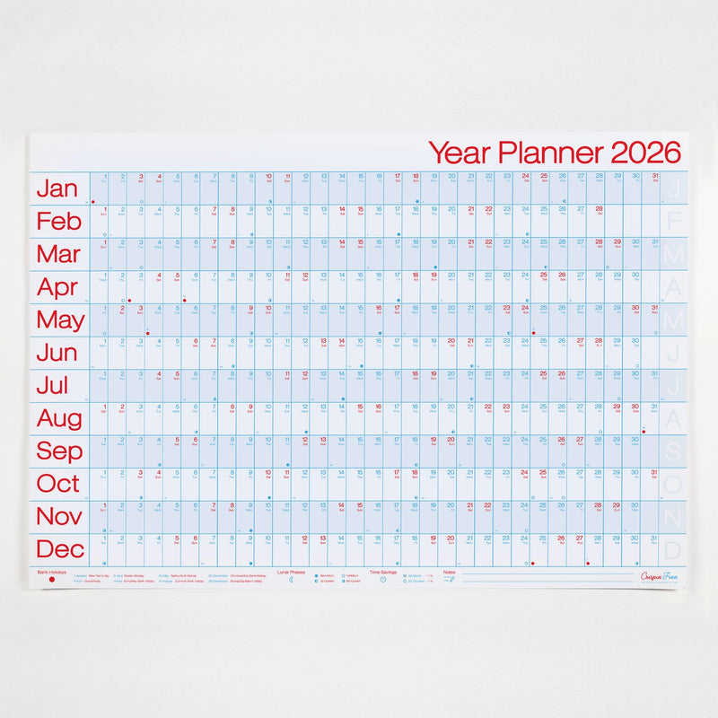 2026 Year Planner - Crispin Finn