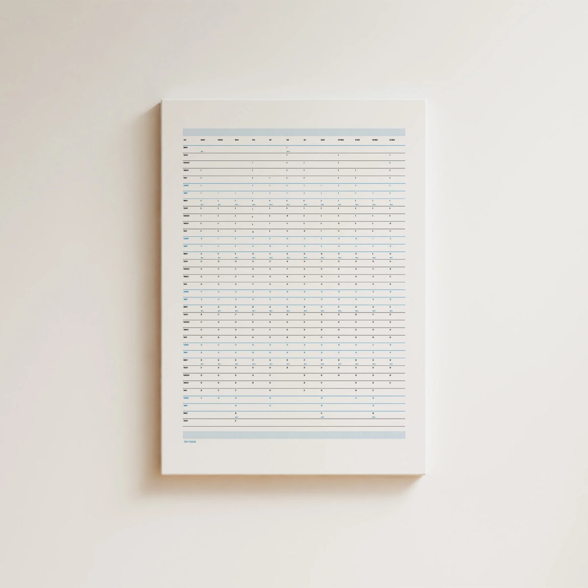 Tom Rabbette Planner 2026 Year Planner - Tom Pigeon – UNITOM