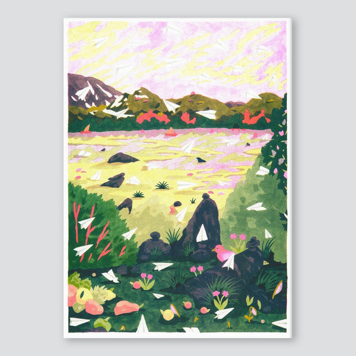 Paper Jam - Camille Gobourg A3 Print - KIBLIND Atelier