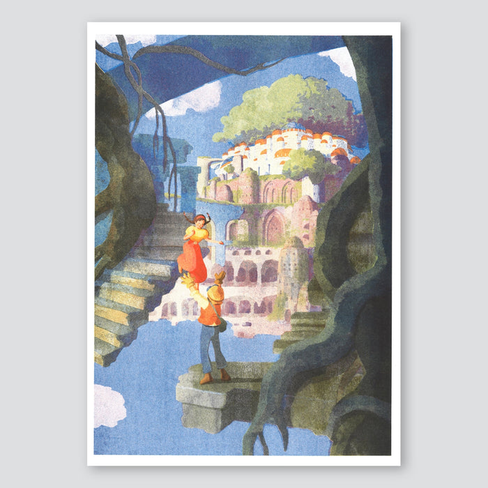 Castle in the Sky - Hifumiyo A3 Print - KIBLIND Atelier
