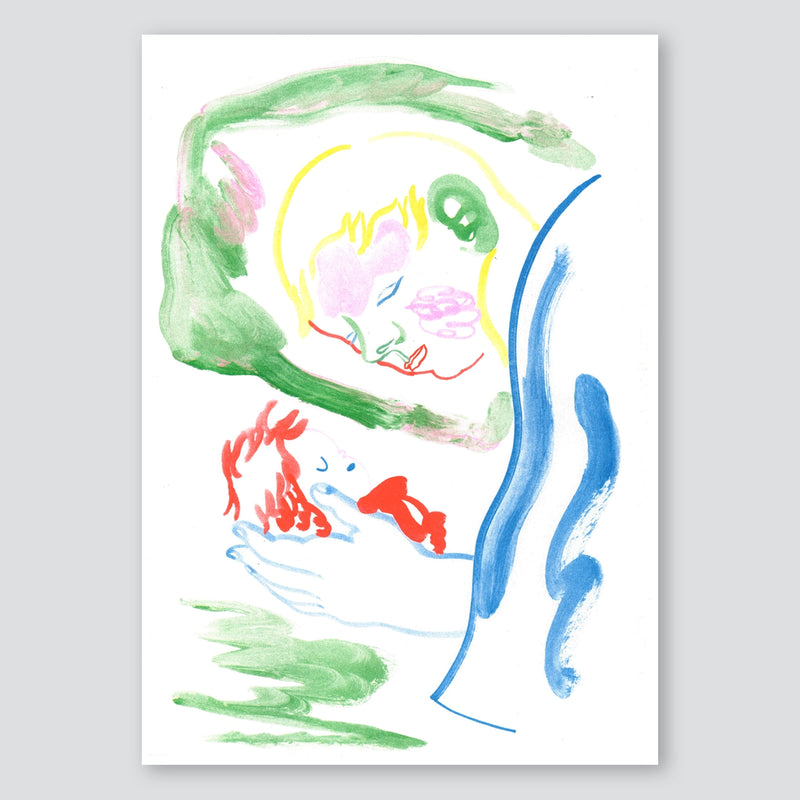 Ponyo - Gaelle Loth A3 Print - KIBLIND Atelier