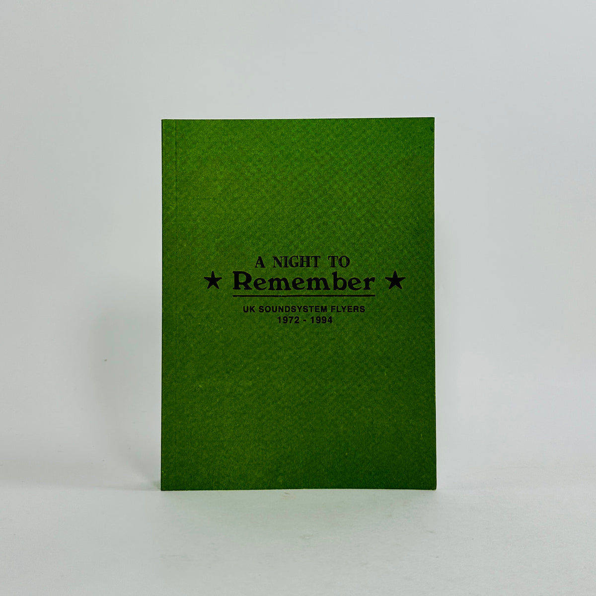 A Night to Remember - UK Soundsystem Flyers 1972-1994