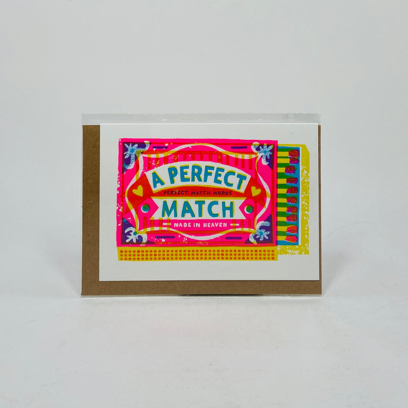 A Perfect Match - The Printed Peanut Card