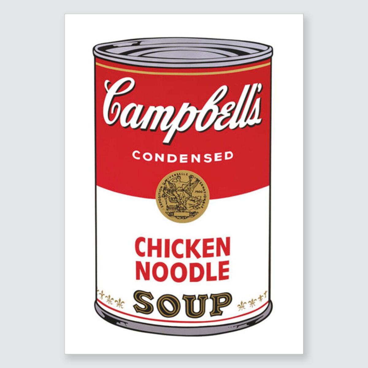 Andy Warhol - Soup Can Series 1 - Chicken Noodle Soup