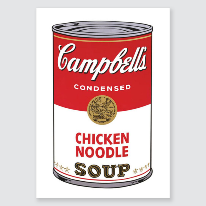 Andy Warhol - Soup Can Series 1 - Chicken Noodle Soup